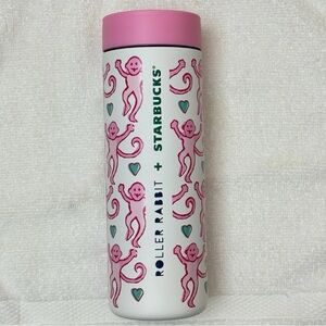 🆕Starbucks Roller Rabbit 16 ounce Stainless Steel CoffeeTea Travel  Tumbler